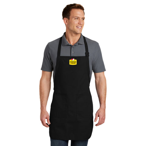 Full-Length Apron with Pockets with Full Color Foster Farms Logo **MINIMUM ORDER 24 PIECES**