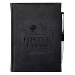 5" x 7" Pedova™ Bound JournalBook® with Debossed Foster Farms Logo **MINIMUM QUANTITY 48 PIECES**