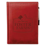 5" x 7" Pedova™ Bound JournalBook® with Debossed Foster Farms Logo **MINIMUM QUANTITY 48 PIECES**