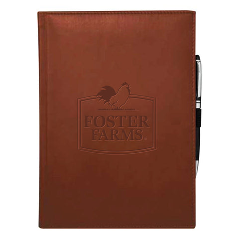 7" x 10" Pedova™ Large Bound JournalBook® with Foster Farms Debossed Logo **MINIMUM QUANTITY 40 PIECES**