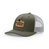 Five Panel Trucker Hat with Foster Farms Leather Patch **MINIMUM QUANTITY 12 PIECES**