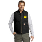 Carhartt ® Duck Vest with Embroidered Foster Farms Logo **MINIMUM QUANTITY 12 PIECES**