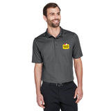 Devon & Jones CrownLux Performance™ Men's Plaited Polo with Embroidered Foster Farms Logo **MINIMUM QUANTITY 12 PIECES**