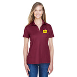 Devon & Jones CrownLux Performance™ Ladies' Plaited Polo with Embroidered Foster Farms Logo **MINIMUM QUANTITY 12 PIECES**