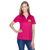 Devon & Jones CrownLux Performance™ Ladies' Plaited Polo with Embroidered Foster Farms Logo **MINIMUM QUANTITY 12 PIECES**