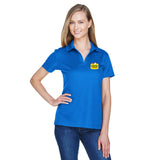 Devon & Jones CrownLux Performance™ Ladies' Plaited Polo with Embroidered Foster Farms Logo **MINIMUM QUANTITY 12 PIECES**