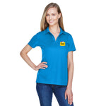 Devon & Jones CrownLux Performance™ Ladies' Plaited Polo with Embroidered Foster Farms Logo **MINIMUM QUANTITY 12 PIECES**