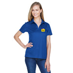 Devon & Jones CrownLux Performance™ Ladies' Plaited Polo with Embroidered Foster Farms Logo **MINIMUM QUANTITY 12 PIECES**