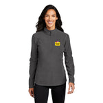 Eddie Bauer® Ladies 1/2-Zip Microfleece Jacket with Embroidered Foster Farms Logo **MINIMUM QUANTITY 12 PIECES**