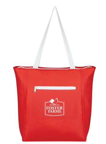 Flare Cooler Tote Bag With Foster Farms Simply Better Logo **MINIMUM QUANTITY 50 PIECES**