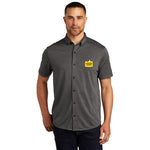 OGIO® Gravitate Full-Button Polo with Embroidered Foster Farms Logo **MINIMUM QUANTITY 12 PIECES**