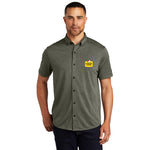 OGIO® Gravitate Full-Button Polo with Embroidered Foster Farms Logo **MINIMUM QUANTITY 12 PIECES**