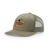 Five Panel Trucker Hat with Foster Farms Leather Patch **MINIMUM QUANTITY 12 PIECES**