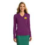 Port Authority® Ladies V-Neck Sweater with Embroidered Foster Farms Logo **MINIMUM QUANTITY 12 PIECES**