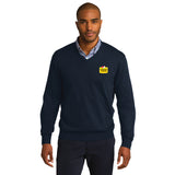 Port Authority® V-Neck Sweater with Embroidered Foster Farms Logo **MINIMUM QUANTITY 12 PIECES**