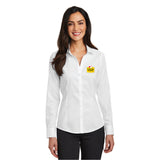 Red House® Ladies Pinpoint Oxford Non-Iron Shir with Embroidered Foster Farms Logo **MINIMUM QUANTITY 12 PIECES**