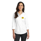 Red House® Ladies 3/4-Sleeve Nailhead Non-Iron Shirt with Embroidered Foster Farms Logo **MINIMUM QUANTITY 12 PIECES**