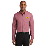 Red House® Nailhead Non-Iron Shirt with Embroidered Foster Farms Logo **MINIMUM QUANTITY 12 PIECES**