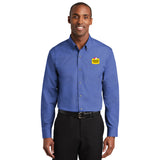 Red House® Nailhead Non-Iron Shirt with Embroidered Foster Farms Logo **MINIMUM QUANTITY 12 PIECES**