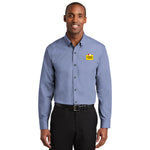 Red House® Nailhead Non-Iron Shirt with Embroidered Foster Farms Logo **MINIMUM QUANTITY 12 PIECES**