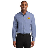 Red House® Nailhead Non-Iron Shirt with Embroidered Foster Farms Logo **MINIMUM QUANTITY 12 PIECES**