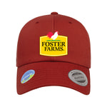 Yupoong Classic Ecowash Dad Cap with Embroidered Foster Farms Logo **MINIMUM QUANTITY 12 PIECES**